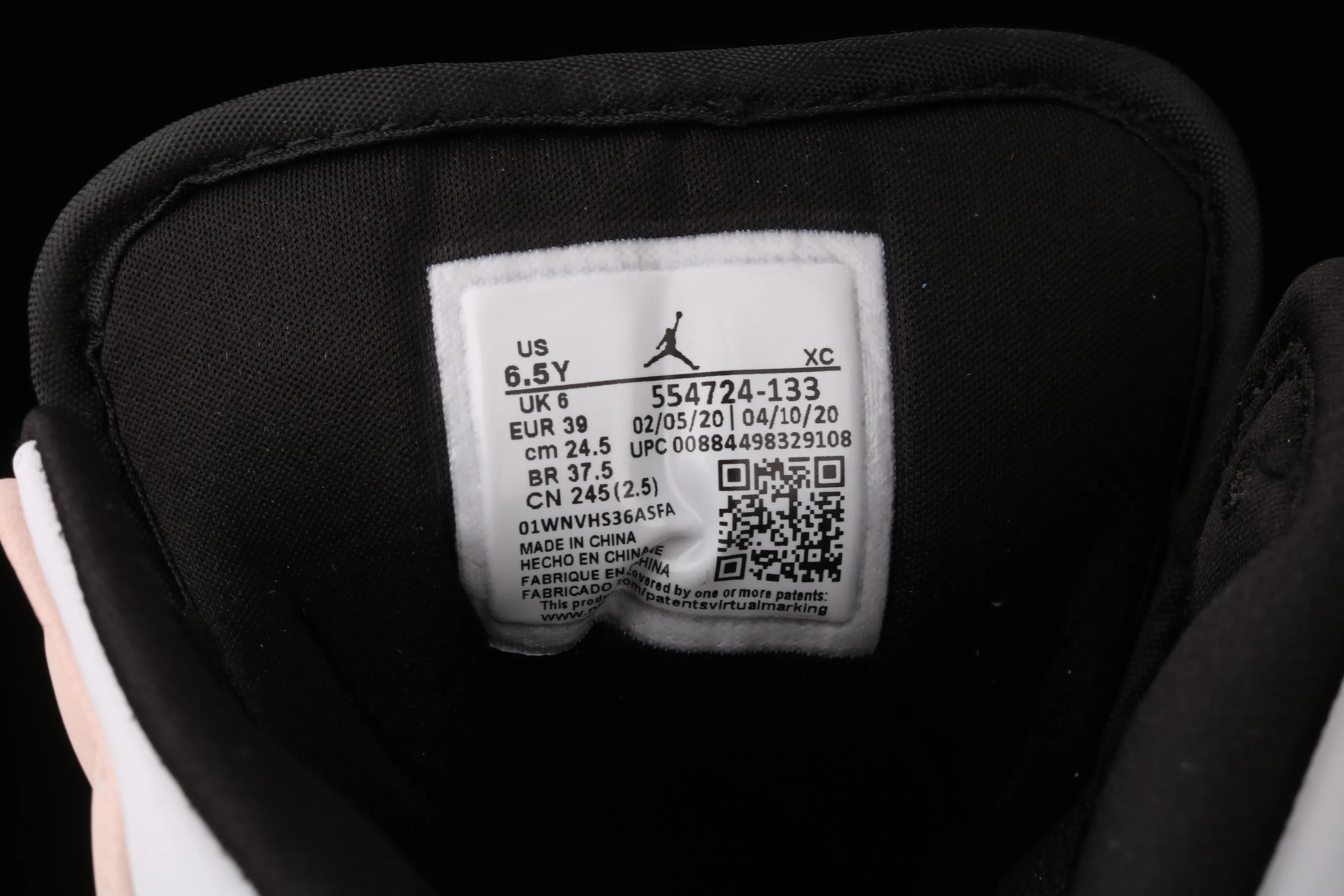 All categories Air Jordan Jordan series basketball shoes Air Jordan 1 Mid Air Jordan 1 Mid SE "Game Royal" AJ1 Joe 1 Black Pink China 554724-133